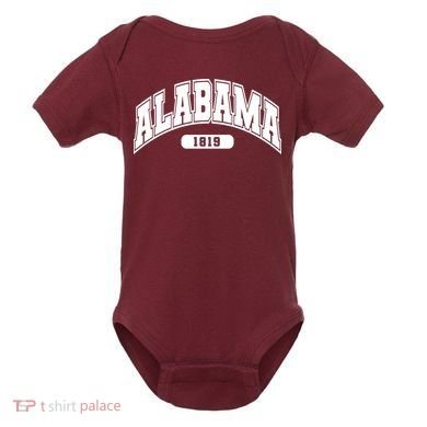 Alabama Collegiate Style 1819 Baby Bodysuit