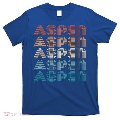 Aspen Colorado Skiing Mountain Retro Great Gift T-Shirt