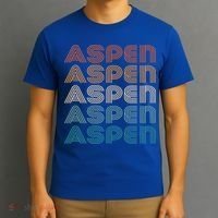 Aspen Colorado Skiing Mountain Retro Great Gift T-Shirt thumb 3