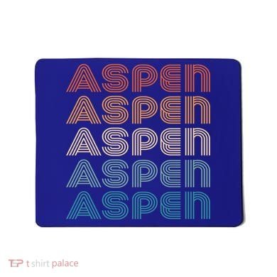 Aspen Colorado Skiing Mountain Retro Great Gift Mousepad