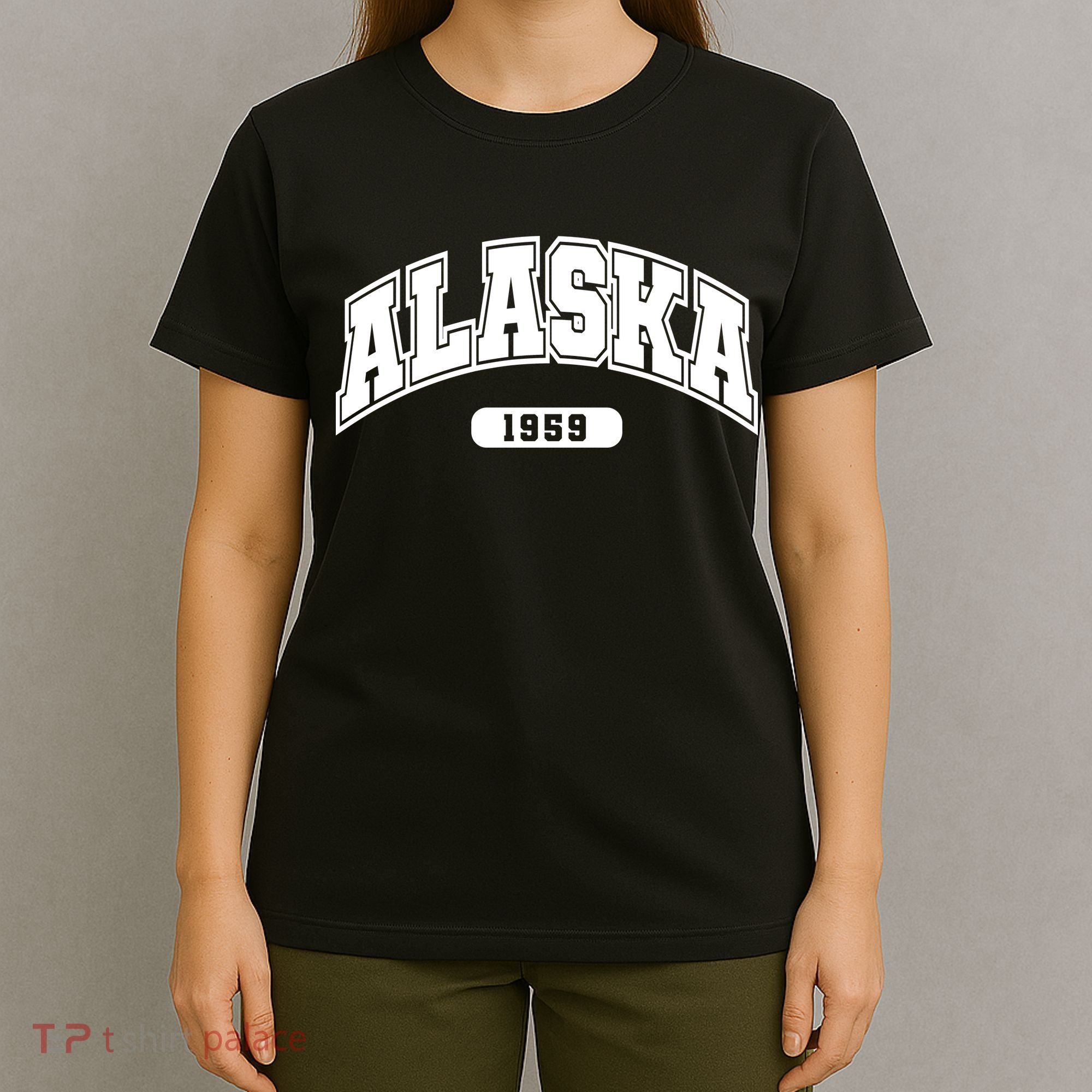 Alaska Collegiate Style 1959 T-Shirt