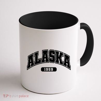 Alaska Collegiate Style 1959 Coffee Mug back