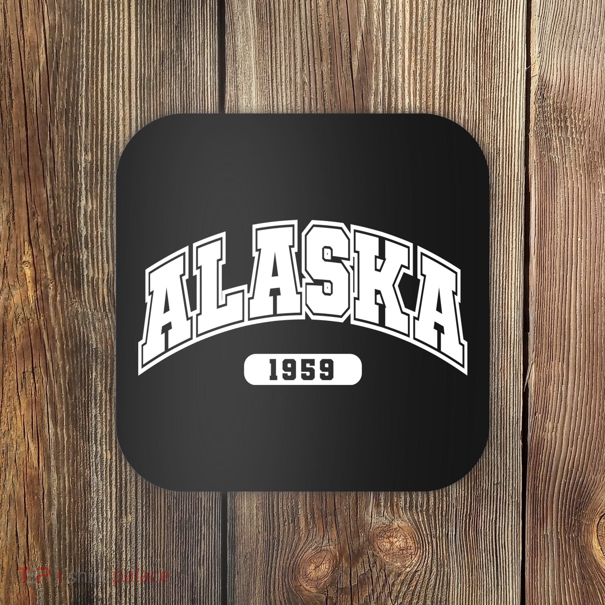 Alaska Collegiate Style 1959 Coaster
