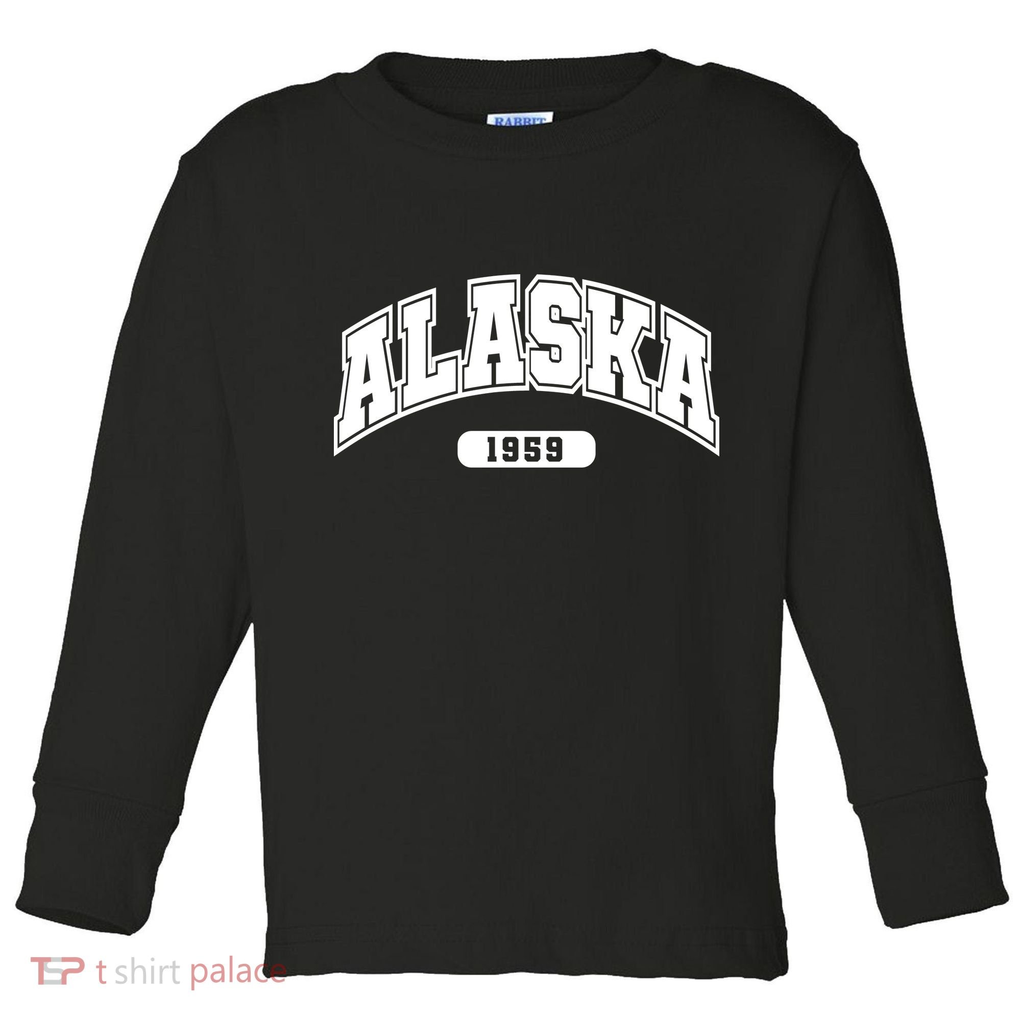 Alaska Collegiate Style 1959 Toddler Long Sleeve Shirt