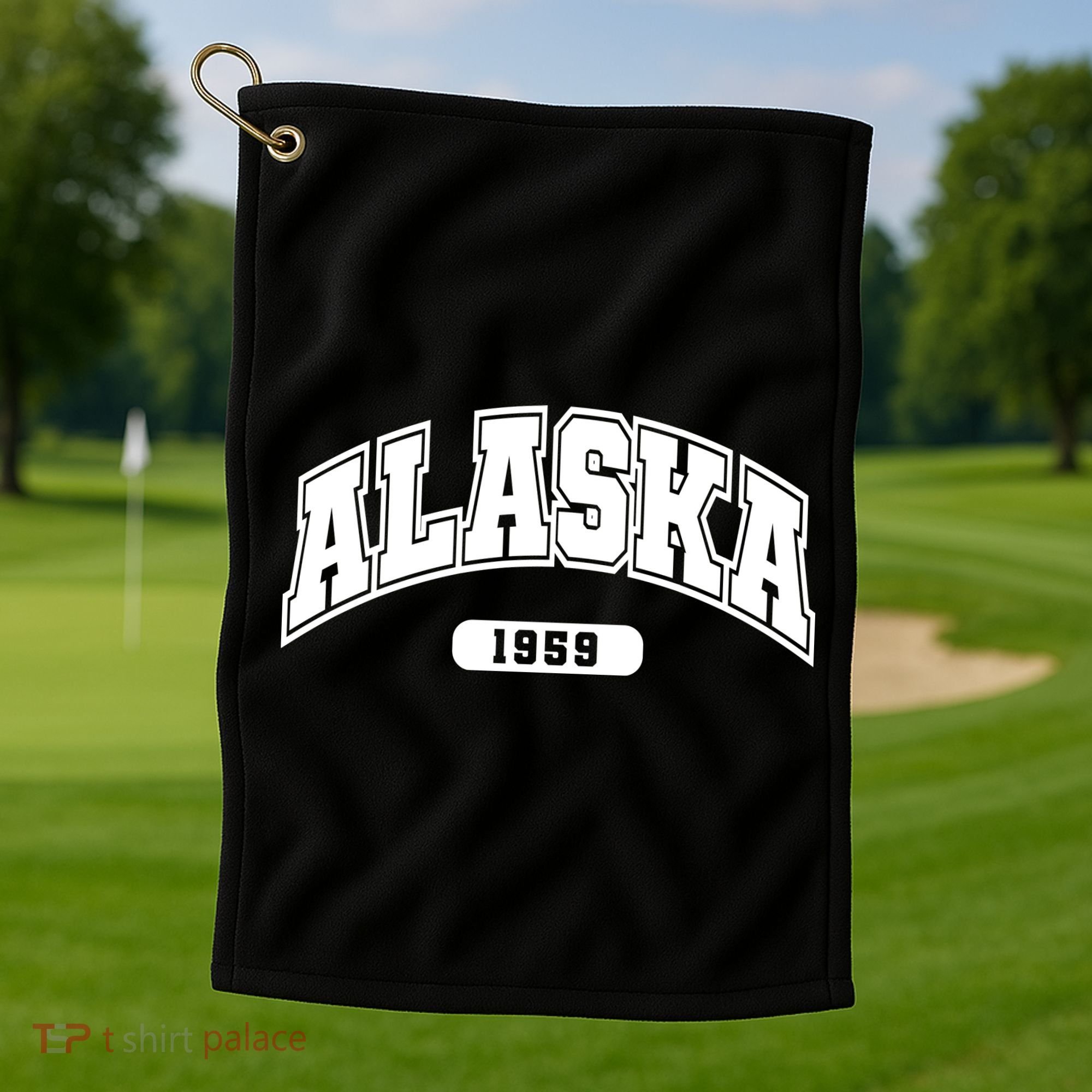 Alaska Collegiate Style 1959 Golf Towel