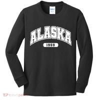 Alaska Collegiate Style 1959 Kids Long Sleeve Shirt thumb 0