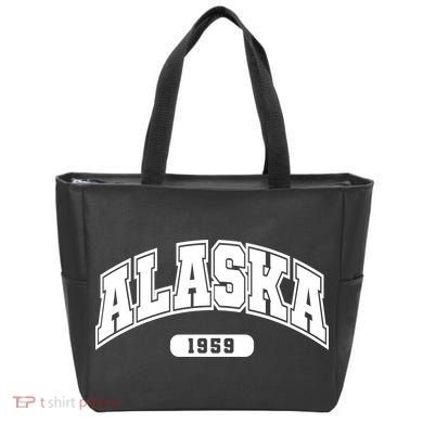 Alaska Collegiate Style 1959 Tote Bag
