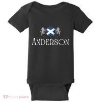 Anderson Clan Scottish Family Name Scotland Heraldry Baby Bodysuit thumb 0