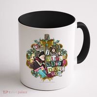A Christmas Story I Triple Dog Dare You Collage Wreath Coffee Mug thumb 1