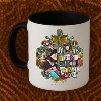 A Christmas Story I Triple Dog Dare You Collage Wreath Coffee Mug thumb 2