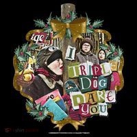A Christmas Story I Triple Dog Dare You Collage Wreath Coffee Mug thumb 5