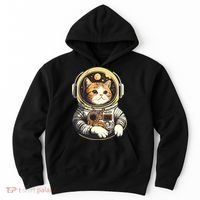 Astronaut Cat Space Helmet Hoodie thumb 0