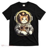 Astronaut Cat Space Helmet T-Shirt thumb 0