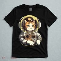 Astronaut Cat Space Helmet T-Shirt thumb 5