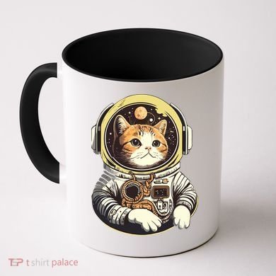 Astronaut Cat Space Helmet Coffee Mug