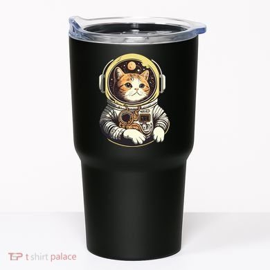 Astronaut Cat Space Helmet Tumbler