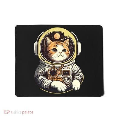 Astronaut Cat Space Helmet Mousepad