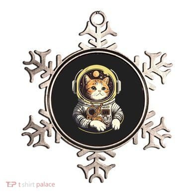 Astronaut Cat Space Helmet Ornament