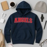 Angels California Souvenir Trip College Style Red Text Hoodie thumb 3