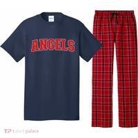 Angels California Souvenir Trip College Style Red Text Pajama Set thumb 0
