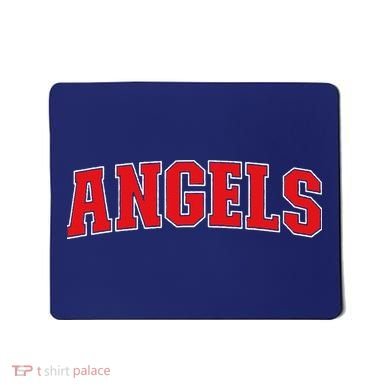 Angels California Souvenir Trip College Style Red Text Mousepad