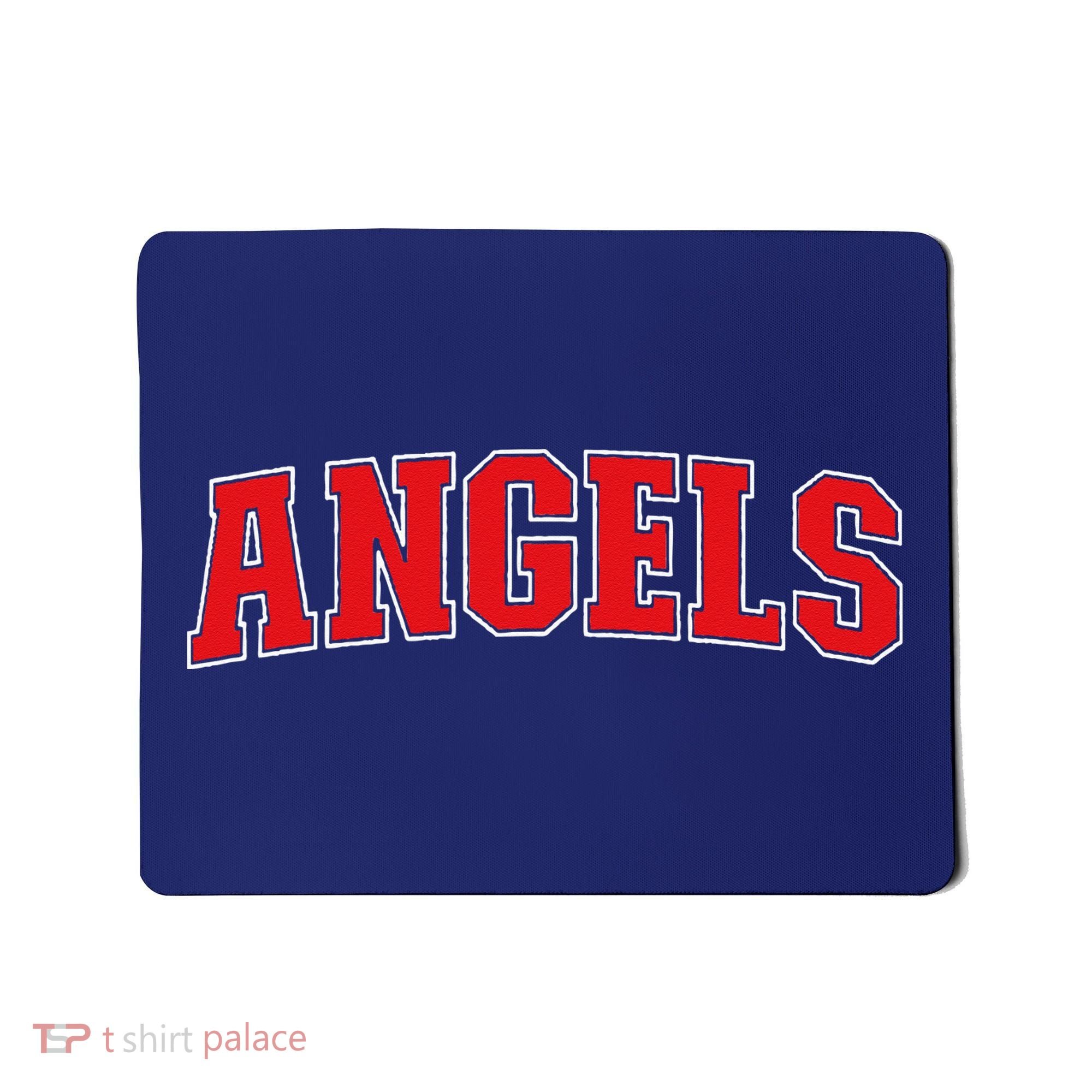 Angels California Souvenir Trip College Style Red Text Mousepad