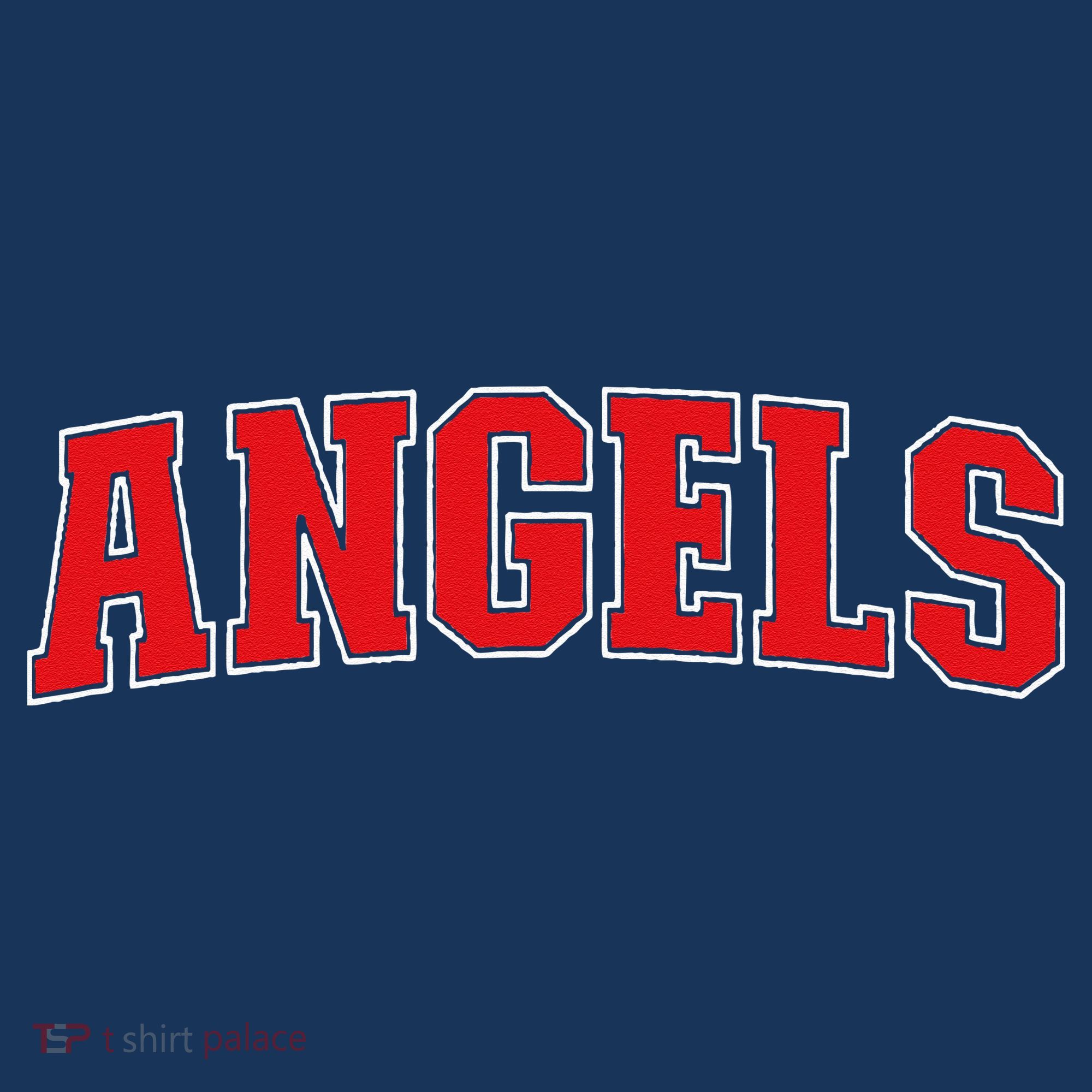 Angels California Souvenir Trip College Style Red Text Women's Tank Top