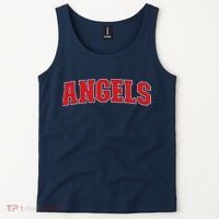 Angels California Souvenir Trip College Style Red Text Tank Top thumb 2