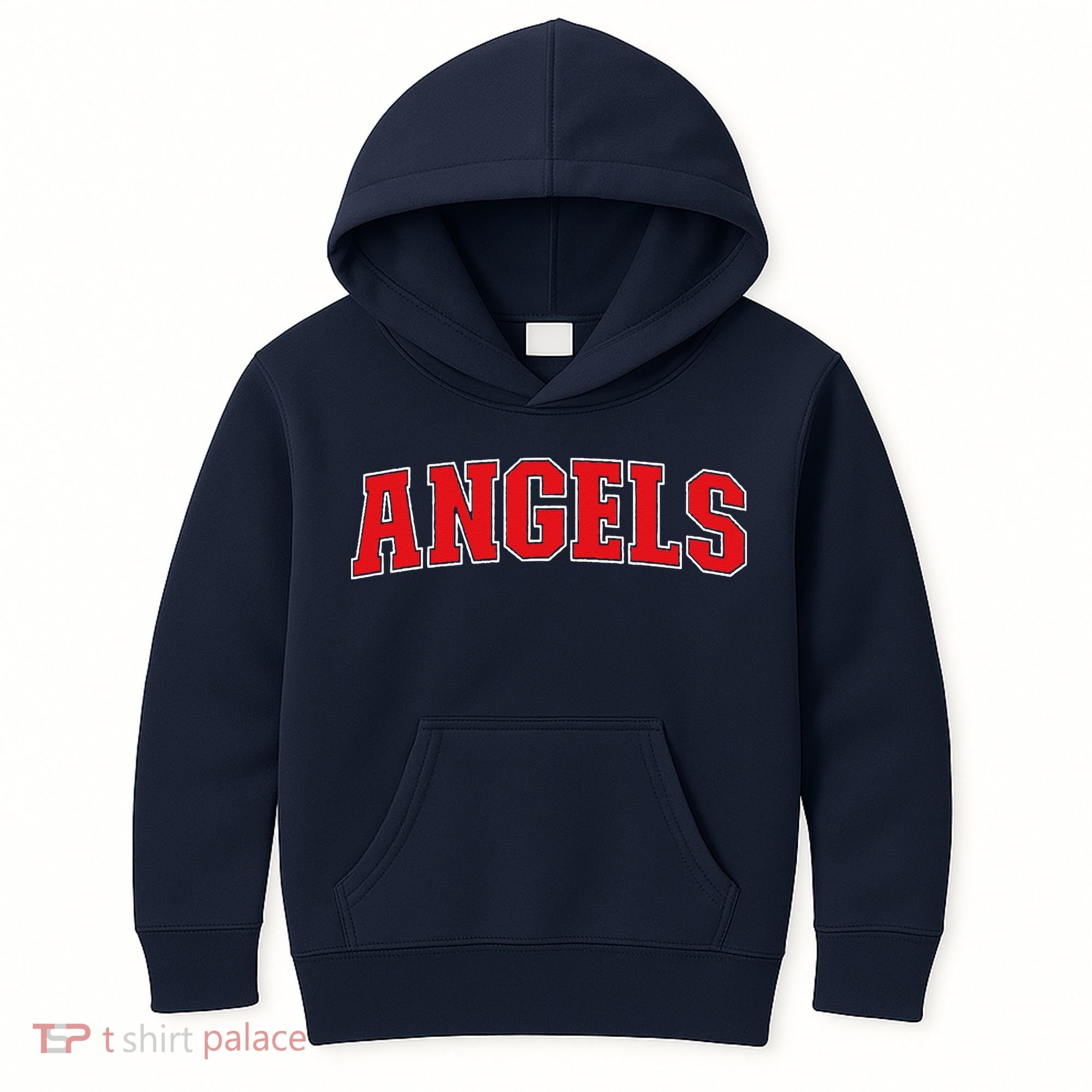 Angels California Souvenir Trip College Style Red Text Kids Hoodie