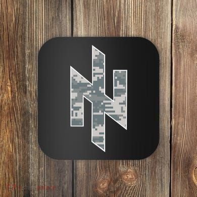 Azov Camo Support Ukraine Military Coaster
