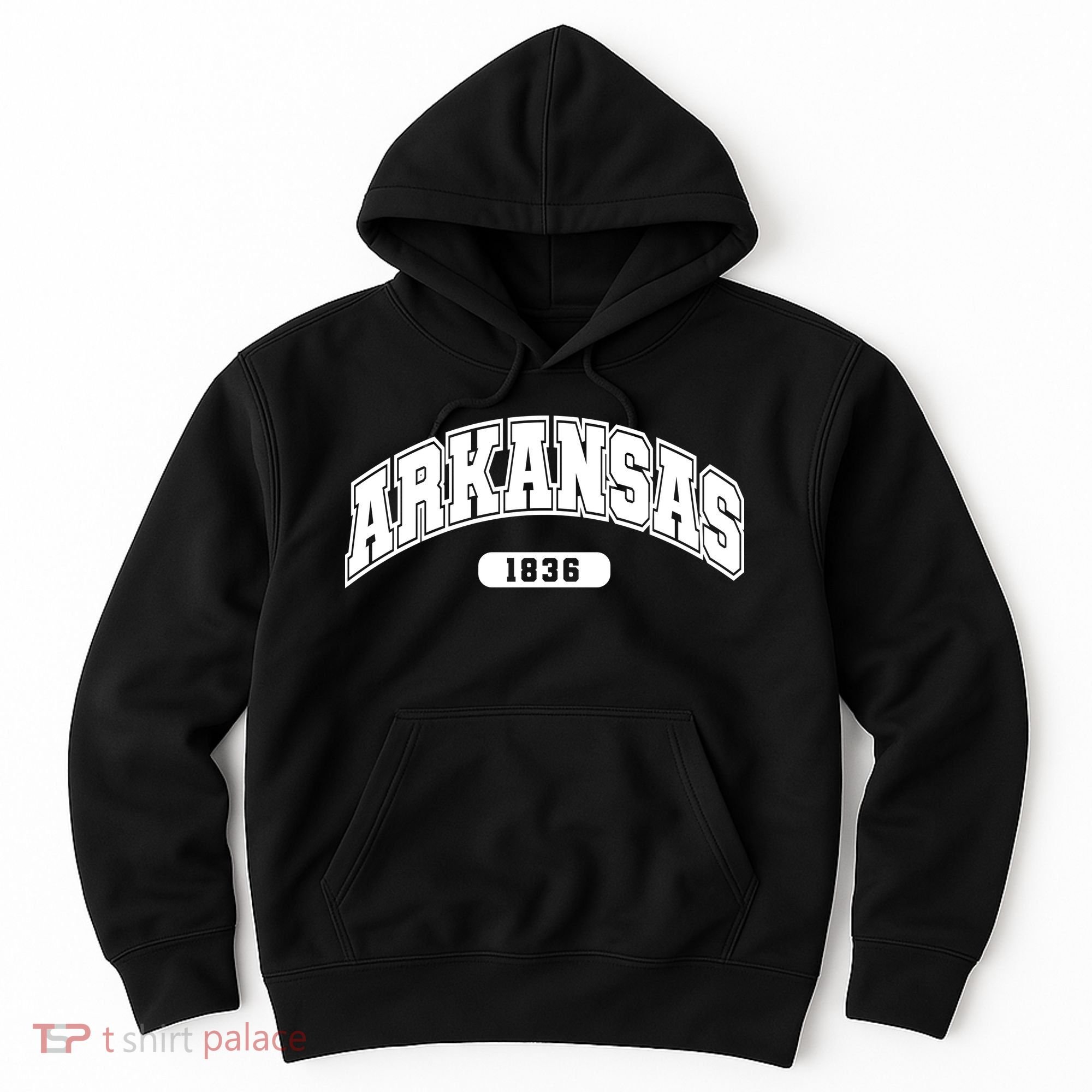 Arkansas Collegiate Style 1836 Hoodie