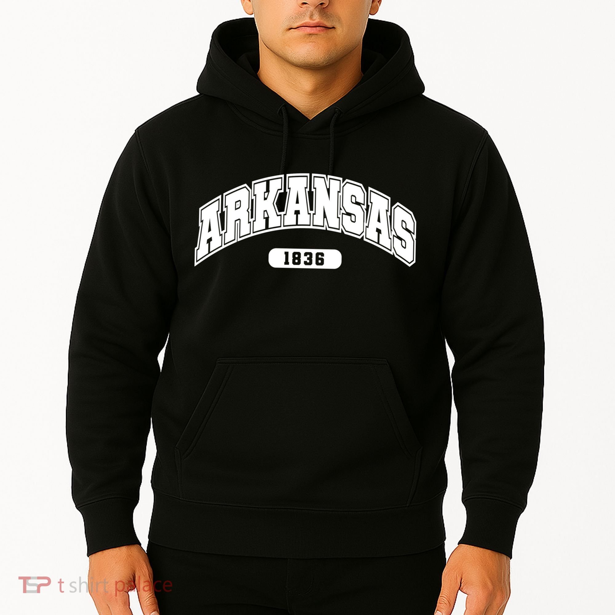 Arkansas Collegiate Style 1836 Hoodie