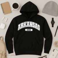 Arkansas Collegiate Style 1836 Hoodie thumb 3