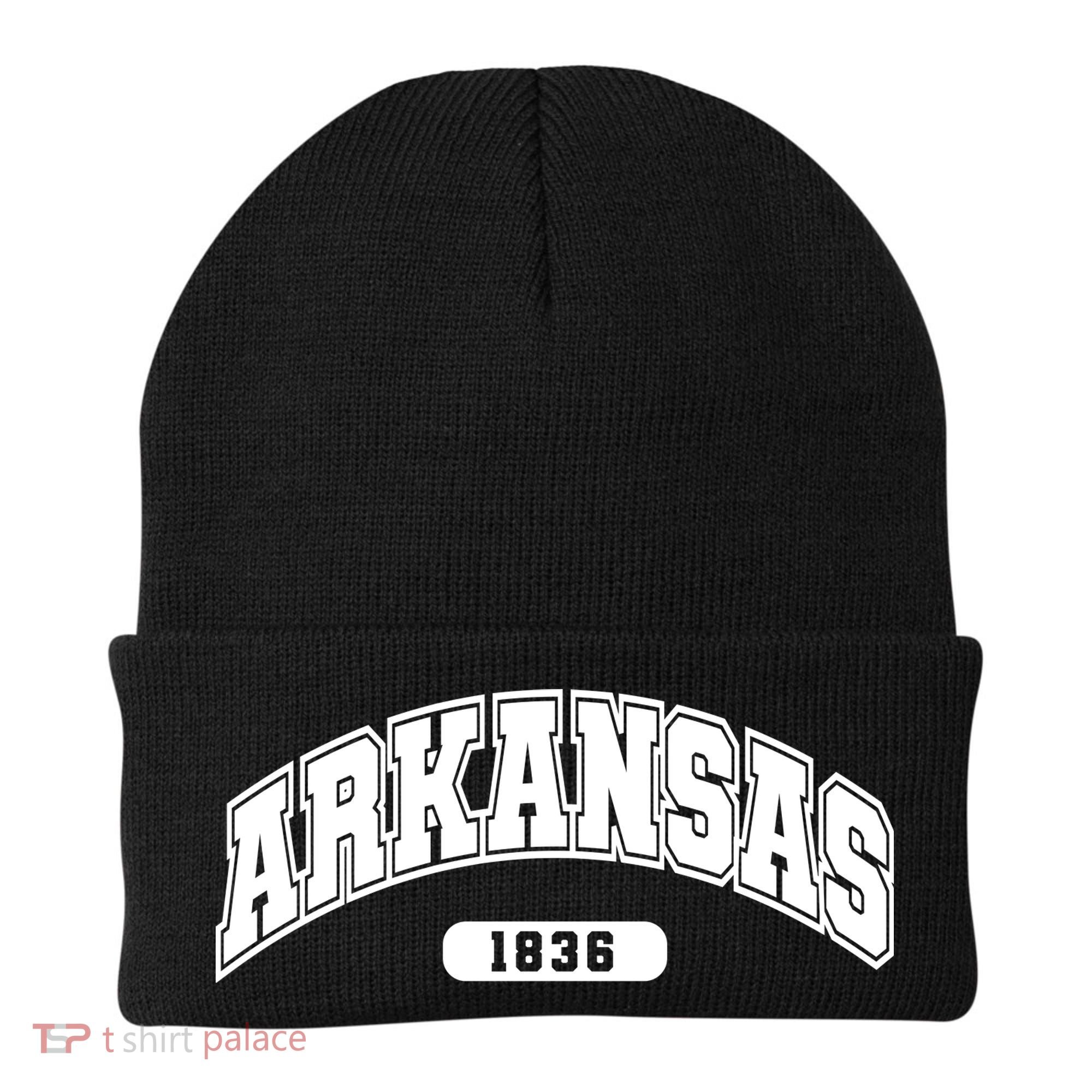 Arkansas Collegiate Style 1836 Beanie