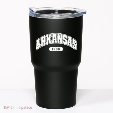 Arkansas Collegiate Style 1836 Tumbler