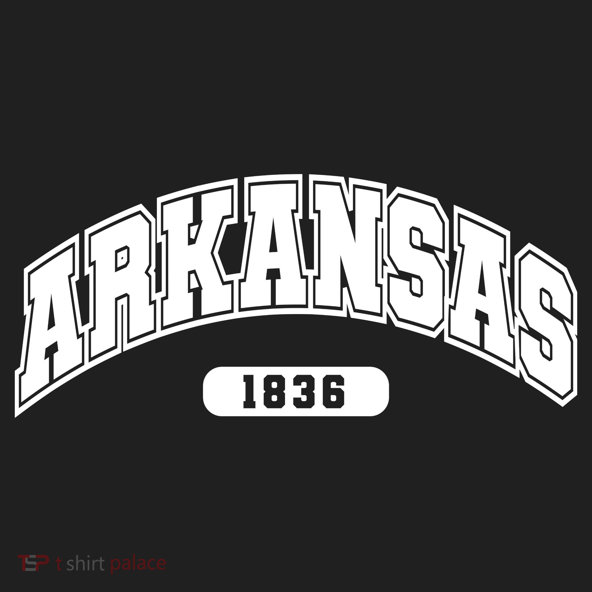 Arkansas Collegiate Style 1836 Golf Towel