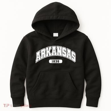 Arkansas Collegiate Style 1836 Kids Hoodie