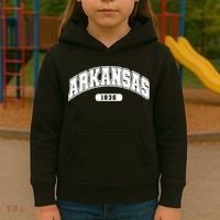 Arkansas Collegiate Style 1836 Kids Hoodie thumb 3