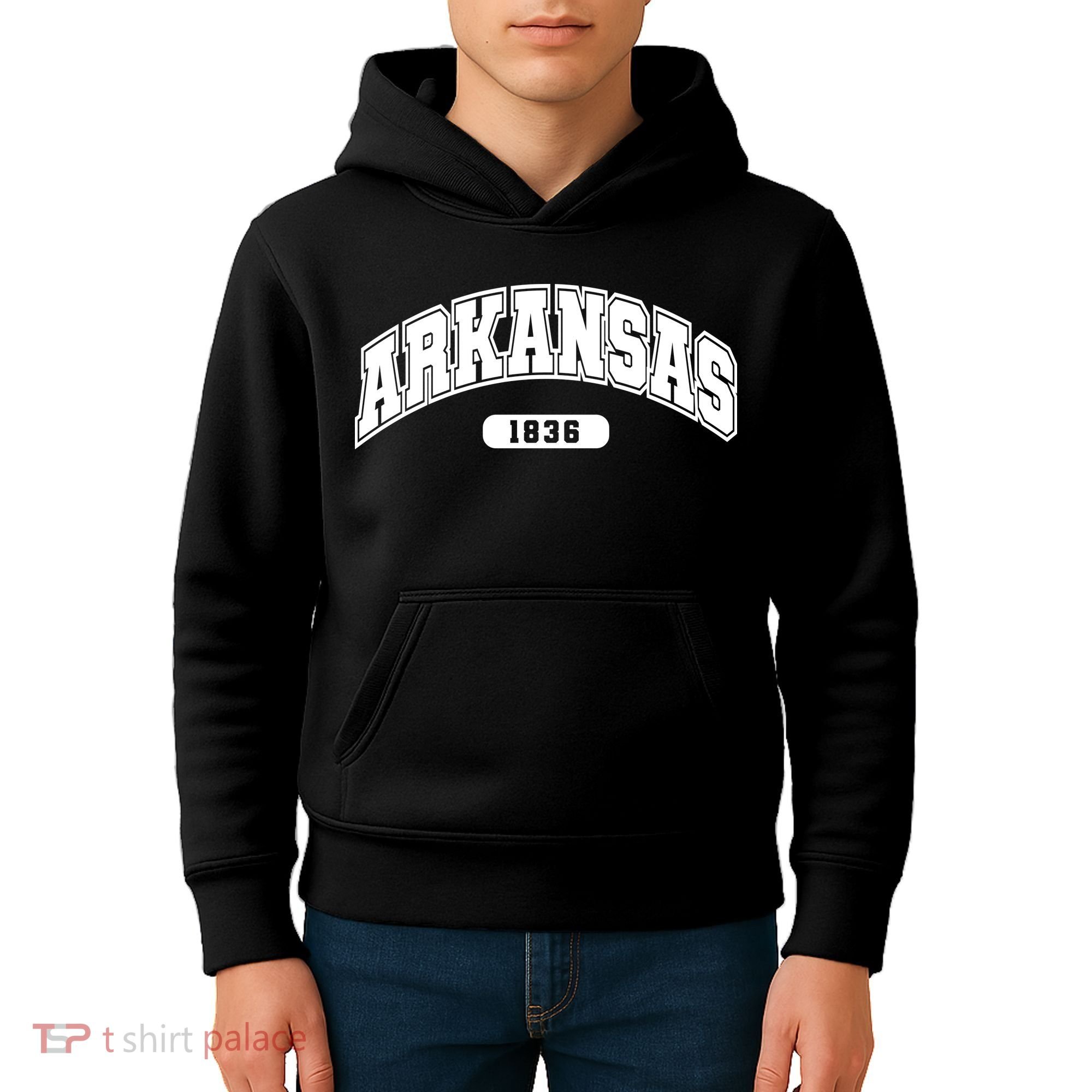 Arkansas Collegiate Style 1836 Kids Hoodie