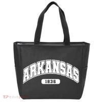 Arkansas Collegiate Style 1836 Tote Bag thumb 0