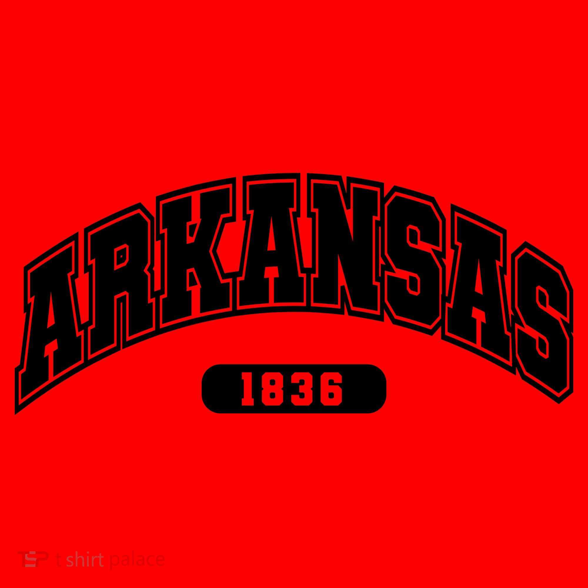 Arkansas Collegiate Style 1836 Santa Hat