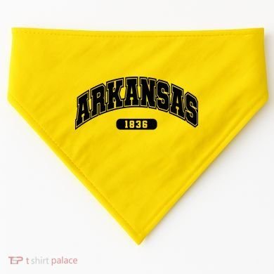 Arkansas Collegiate Style 1836 USA-Made Doggie Bandana