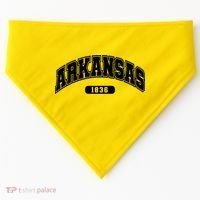 Arkansas Collegiate Style 1836 USA-Made Doggie Bandana thumb 0