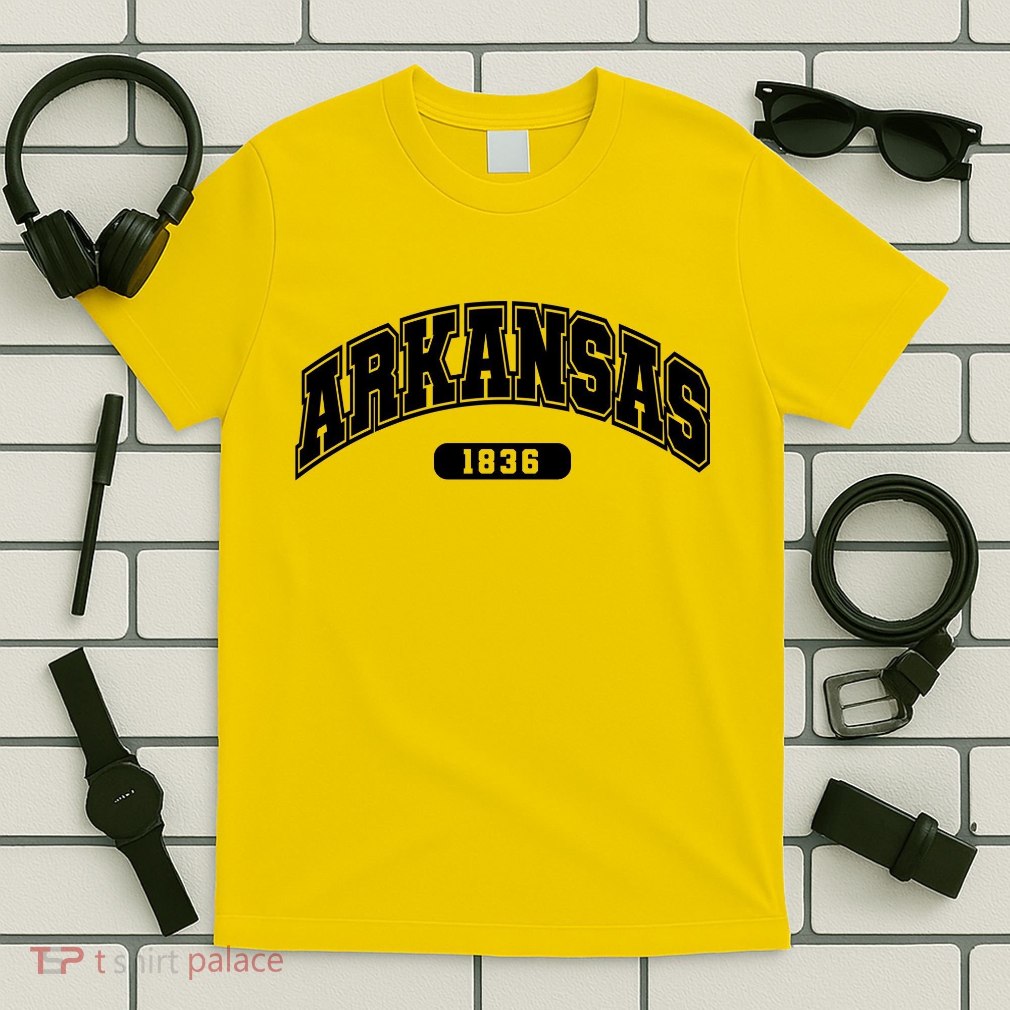 Arkansas Collegiate Style 1836 T-Shirt
