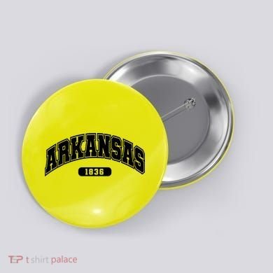 Arkansas Collegiate Style 1836 Button