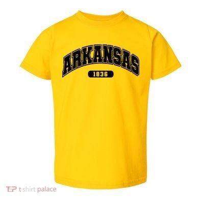 Arkansas Collegiate Style 1836 Toddler T-Shirt