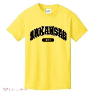 Arkansas Collegiate Style 1836 Kids T-Shirt