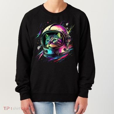 Astronaut Cat Space Cat Galaxy Kitten Women's Sweatshirt
