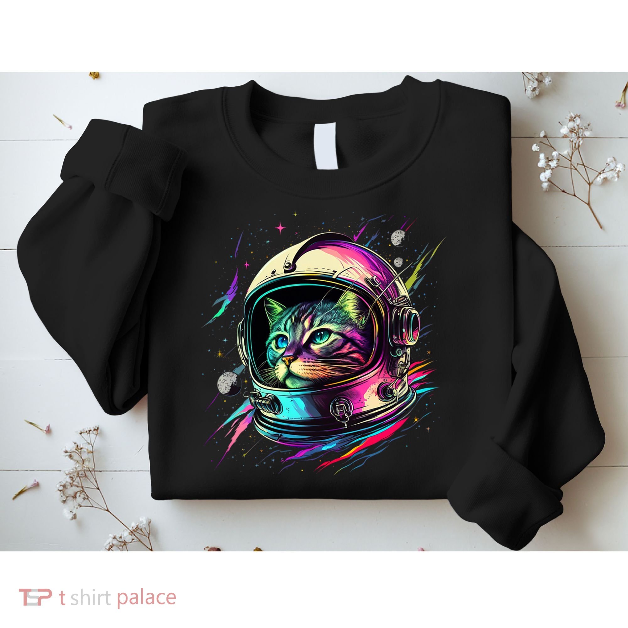 Astronaut Cat Space Cat Galaxy Kitten Sweatshirt