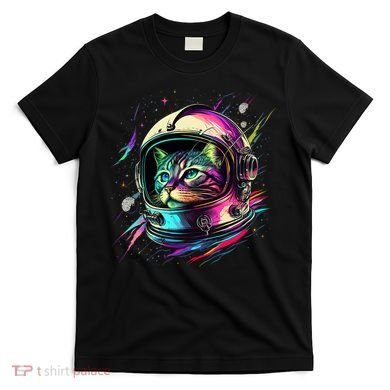 Astronaut Cat Space Cat Galaxy Kitten T-Shirt